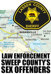 Law Enforcement Agencies Conduct Sex Offender Registrant Sweep SusanvilleStuff