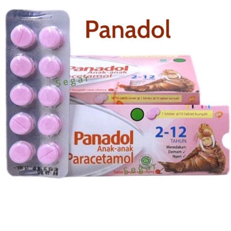 Jual Panadol Anak 10 Tablet Tablet Kunyah Shopee Indonesia