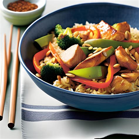 Turkey And Vegetable Stir Fry With Brown Rice Pregnancy Plate Planner