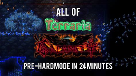 All Of Terraria Calamity Mod Pre Hardmode In 24 Minutes 13 Youtube