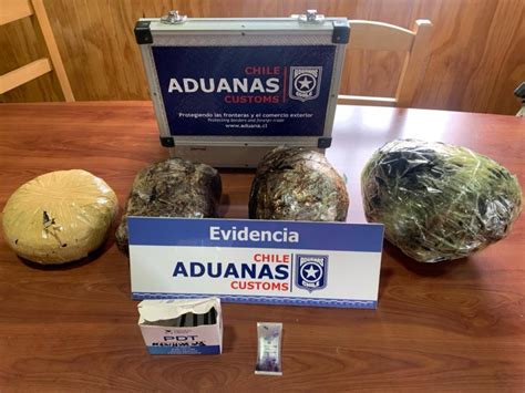 En Chaitén Aduanas incauta 33 3 kilos de marihuana 2 kilos de cocaína