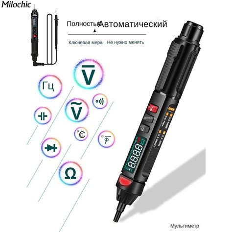 3 в 1 портативный тестер напряжения ручка последовательности фаз метр ...