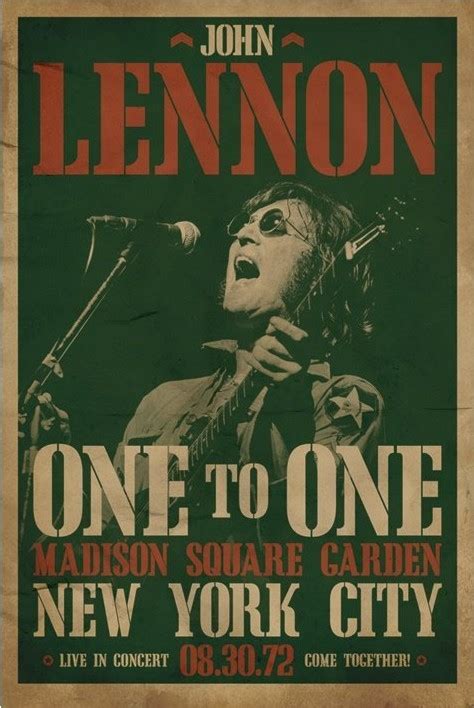 John Lennon Concert Poster Sold At Europosters