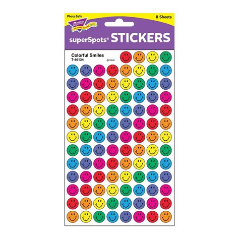 Stickers Colourful Smiles ~PKG 800