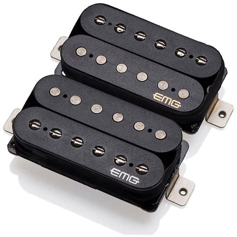 EMG Retro Active Hot 70 Electric Guitar Pickup Set Black Reverb