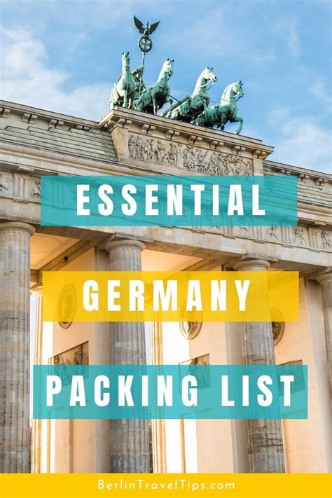 Wondering What To Pack For Germany Or What To Wear When Traveling In