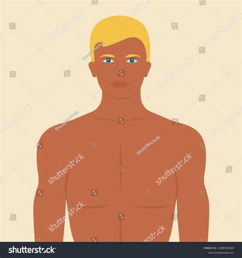 Handsome Man Shirtless Blonde Hair Photos And Images Shutterstock