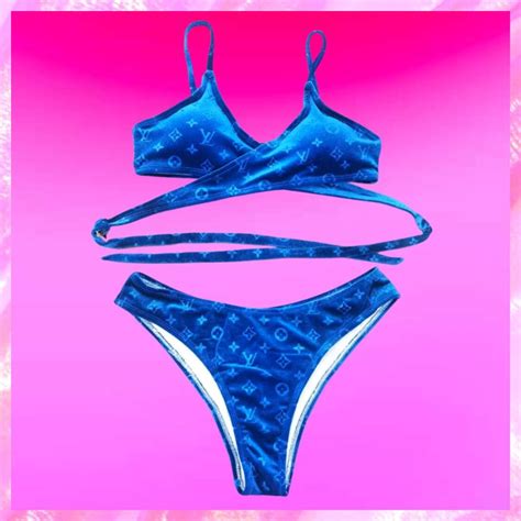 Velvet Monogram Beach Bikini Louis Vuitton Bikini