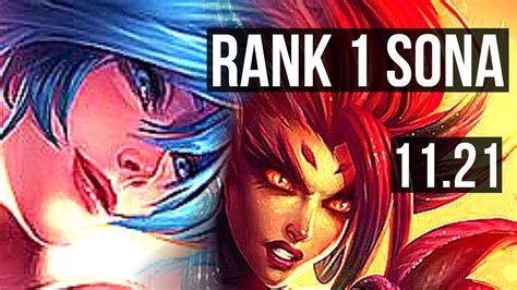 SONA Jinx Vs ZYRA Miss Fortune SUP Rank 1 Sona 1 6M Mastery