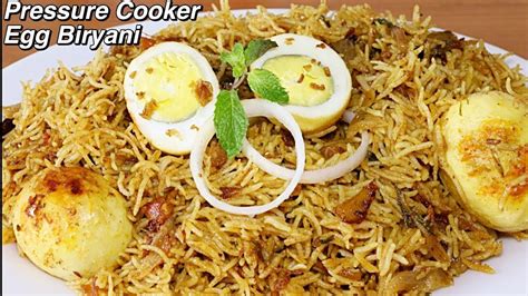 Egg Biryani In Pressure Cooker Restaurant Style Kanak S Kitchen