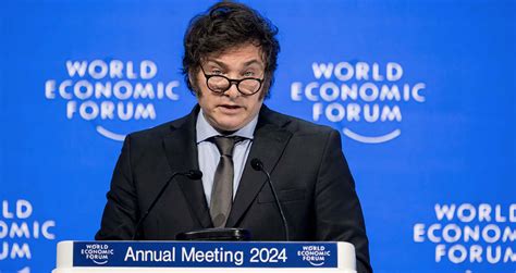 Davos Javier Milei señala que Occidente está en peligro por el avance