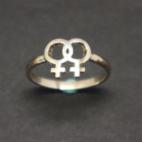 Silver Lgbt Pride Ring Lesbian And Gay Pride Jewelry Lgbtq Etsy