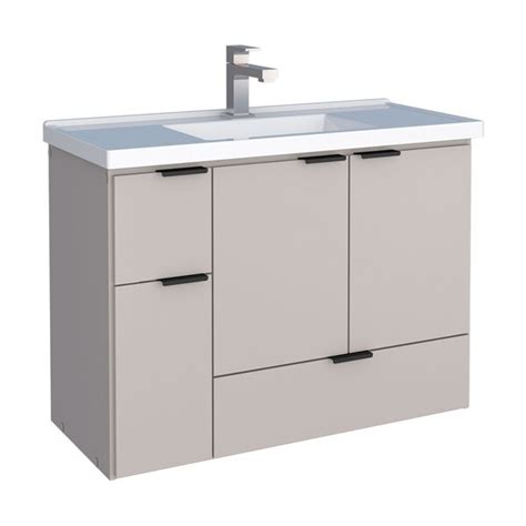 Gabinete De Madeira 80x59x34cm Cuba Lavatório Orquídea Nude Cozimax Leroy Merlin