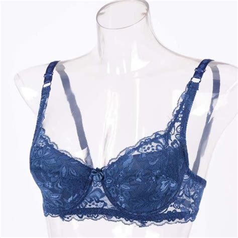 Soutien gorge en dentelle sexy ultra mince pour femme Lingerie sexy Sous vêtements confortables