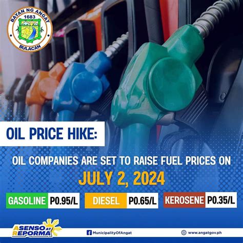 Presyo Ng Petrolyo Tataas Simula Sa Hulyo 2