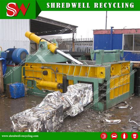 Hydraulic Scrap Metal Baling Machine For Recycling Waste Steel Aluminum