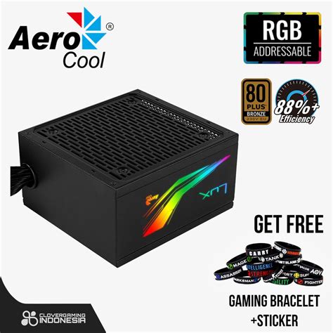 Jual AeroCool LUX RGB 550W 550M PSU ATX Power Supply 80 Bronze Aero