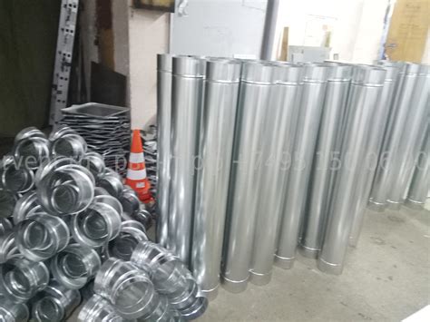 Воздуховоды круглого сечения из оцинкованной и нержавеющей стали