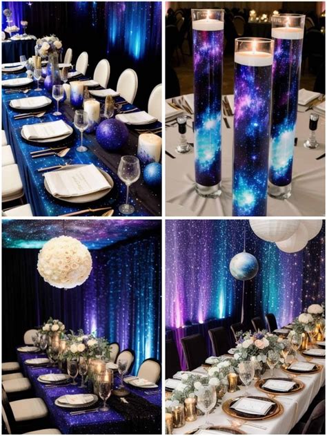 Cosmic Space Wedding Theme Ideas for Stardust