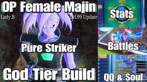 Xenoverse Build Femelle Majin Super Frappe Op Female Majin Strike