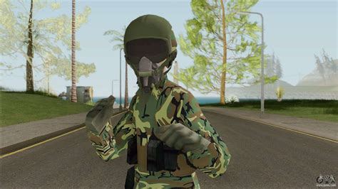 Army Skin Air Combat For Gta San Andreas