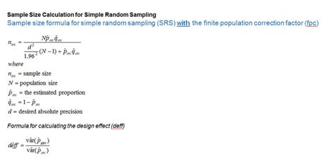 Deciding A Sample Size Statswork