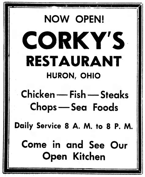 Brady's Bunch of Lorain County Nostalgia: Corky’s Restaurant & Motel