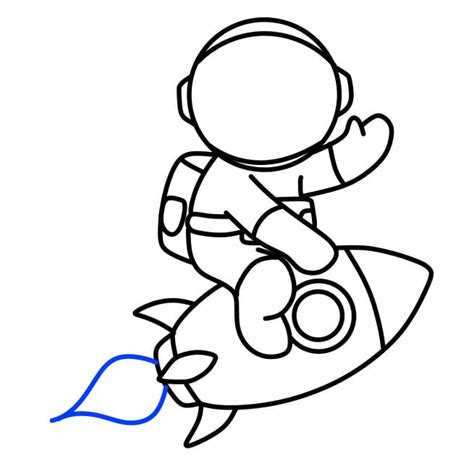 Desenho De Astronauta Fácil - Desenho De Astronauta Simples Simples Lineas Que Dibujan Un