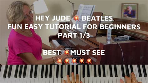 1 3Hey Jude BeatlesFun Easy Simple Beginners Tutorial Part 1 3 With