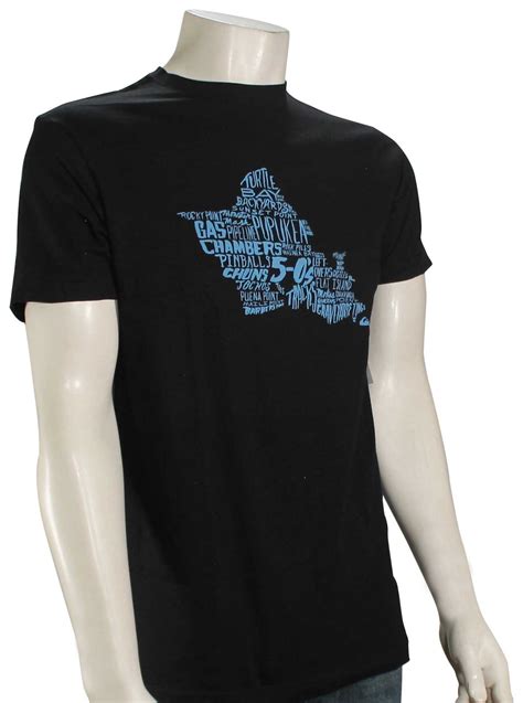 Quiksilver Hawaii Secret Spots T-Shirt - Black