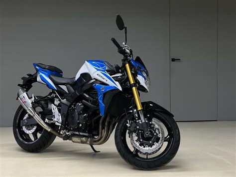 Купить б у Suzuki GSR 750 инжектор 6 передач в Москве синий naked bike 2019 года по цене 760