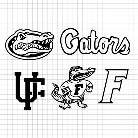 Florida Gators Logos In Svg Files Instant Download St Flor Inspire