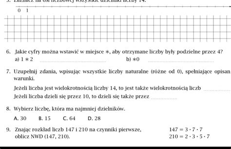 Znaj C Rozk Ad Liczb I Na Czynniki Pierwsze Oblicz Nwd