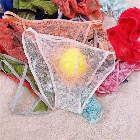 Sissy Lingerie For Man Gay Men Underwear Sexy Lace Mesh Sheer U Pouch