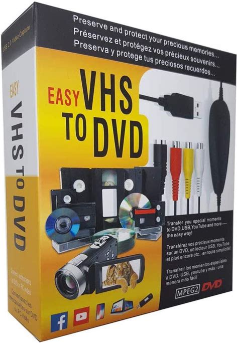 Redgo Vhs To Digital Converter Vhs To Dvd Converter Windows Audio