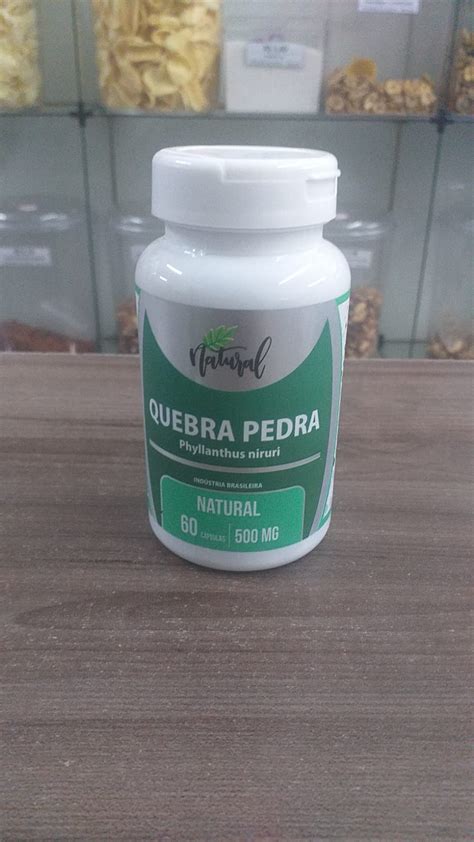 Quebra pedra 60 capsulas 500mg pedra nos rins saúde renal Salutar