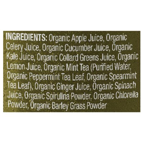 suja organic organic cold pressed mighty dozen vegetable fruit juice