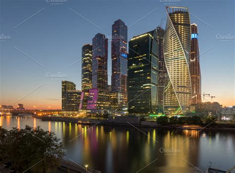 Moscow-city skyline | High-Quality Architecture Stock Photos ~ Creative ...