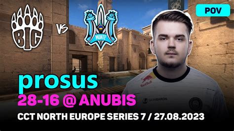 CSGO POV BIG Prosus 28 16 Vs Monte Anubis CCT North Europe Series