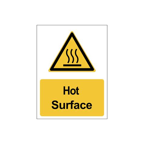 Hot Surface Sign
