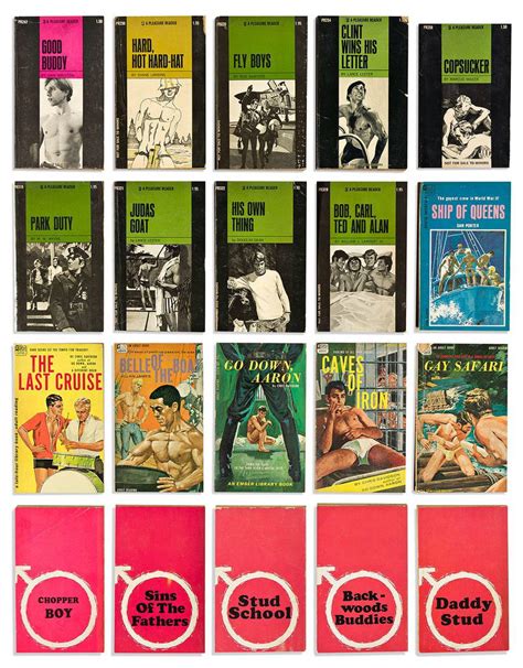 Greenleaf Classics Publisher Gay Erotica And Pornography Twenty Pulp Novels Published In The