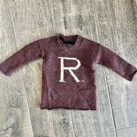 Harry Potter Rare Sweater Universal Studios R Ron Weasley Wool