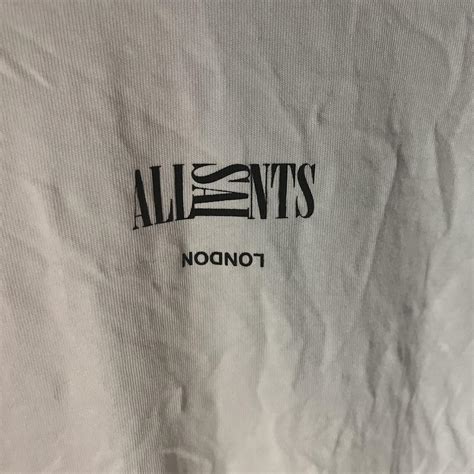 All Saints White Oversized T Shirt Great Depop