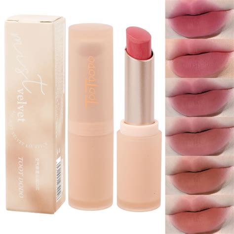 Air Mist Velvet Lipstick Color Lasting And Non Staining Cup Soft Mist Matte Nude Lipstick