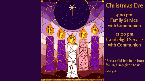 Christmas Eve Worship Services First Presbyterian Church Of Stillwater