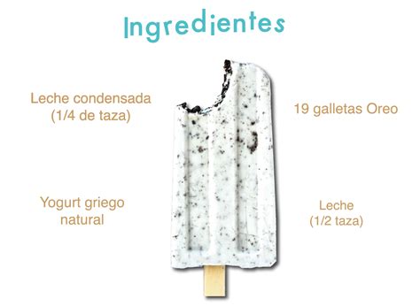 Paletas Heladas De Galleta Oreo