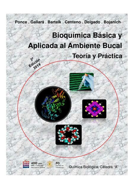 Bioquímica Básica y Aplicada al Ambiente Bucal Ana Heredia uDocz