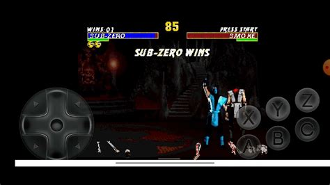 Ultimate Mortal Kombat Trilogy Sub Zero Mk Vs Human Smoke And Liu Kang