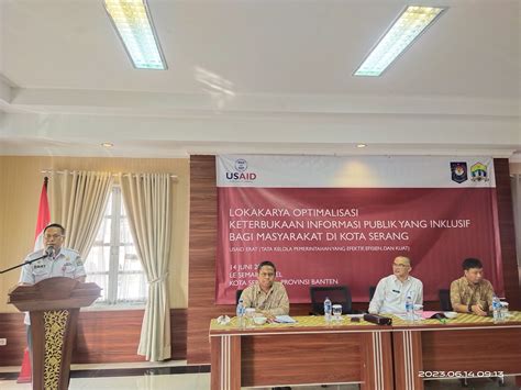 Bersama Usaid Erat Diskominfo Kota Serang Gelar Acara Lokakarya