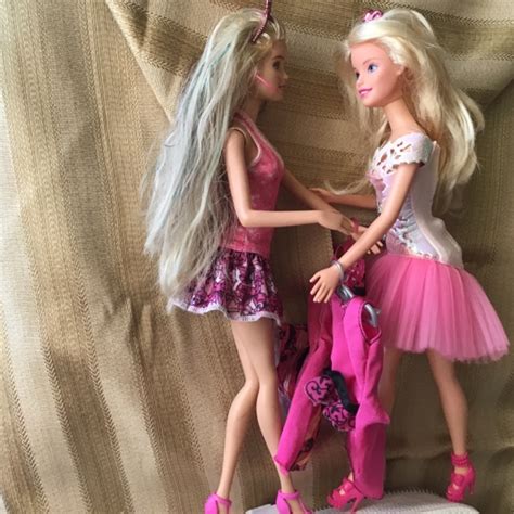Mattel Barbie Fashion Duo Blonde Dolls W Clothes Gem